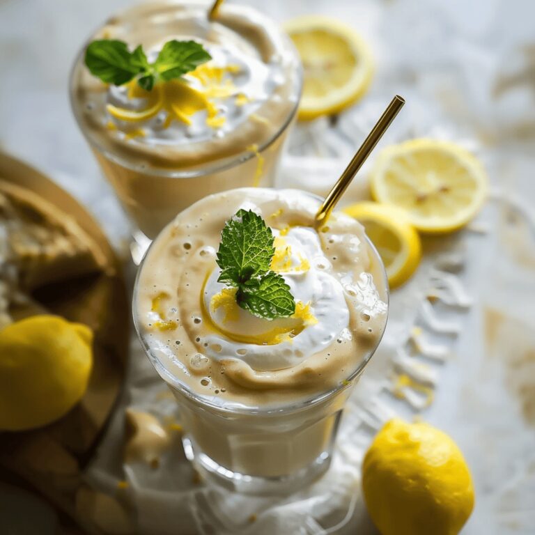 Creamy Lemon Cream Pie Smoothie Recipe