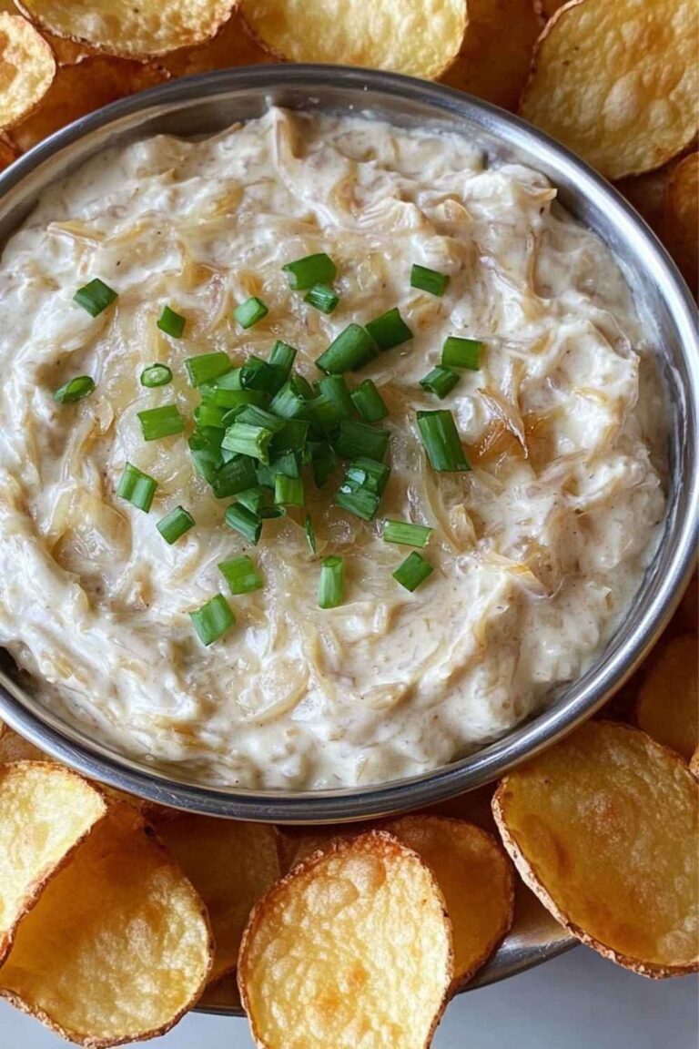 Barefoot Contessa Pan-fried Onion Dip Recipe