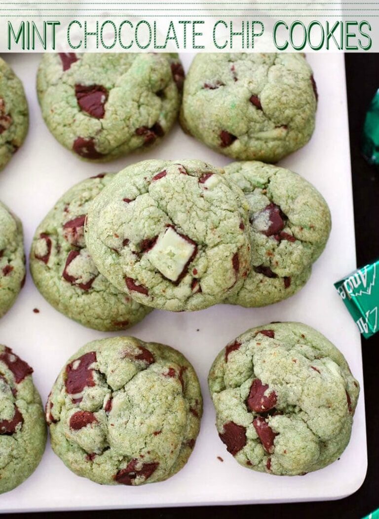 Heavenly Mint Chocolate Chip Cookies Recipe