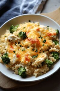 Creamy Chicken Broccoli Rice Casserole Recipe