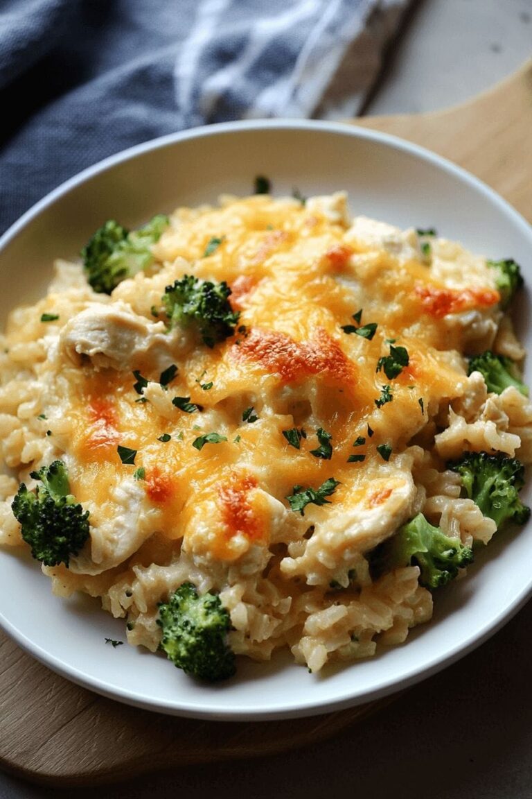 Creamy Chicken Broccoli Rice Casserole Recipe