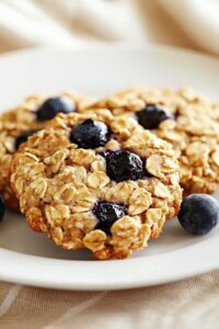 Irresistible Banana Blueberry Oatmeal Breakfast Cookies Recipe