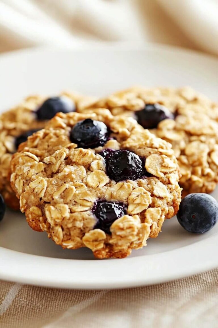 Irresistible Banana Blueberry Oatmeal Breakfast Cookies Recipe