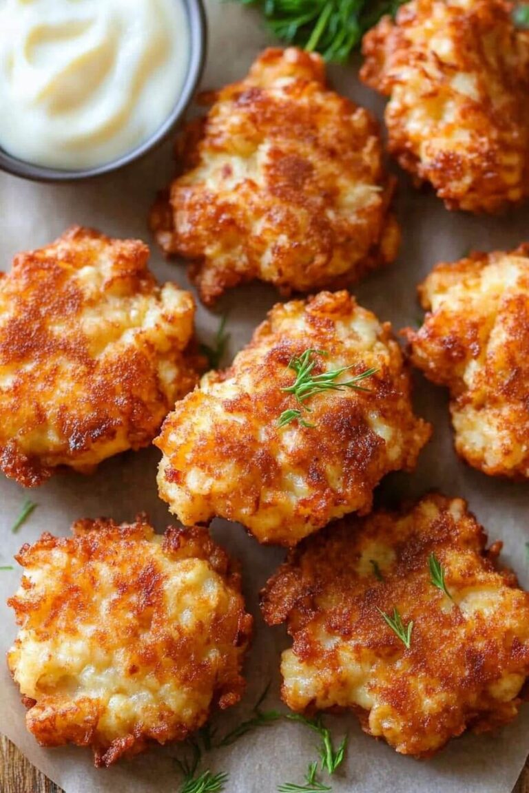 Crispy Chicken Fritters Recipe