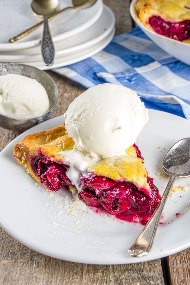 Rustic Cherry Pie Recipe