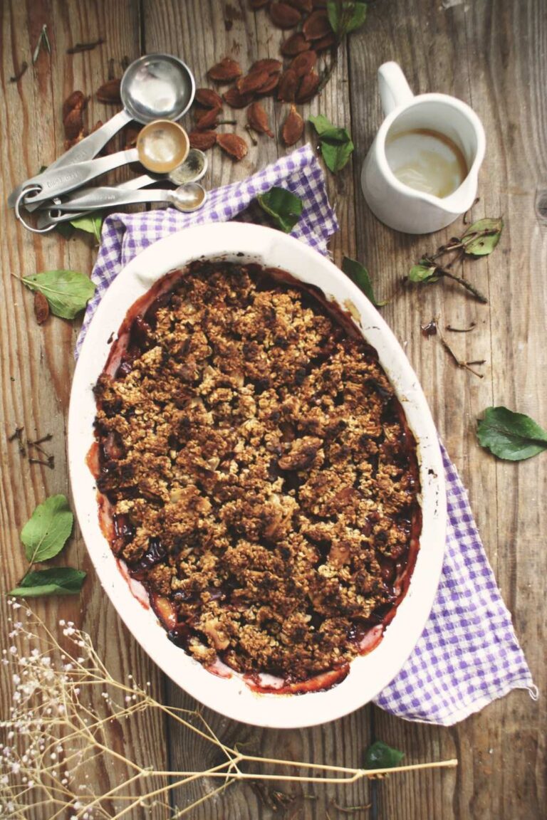 Rustic Plum Crisp Recipe