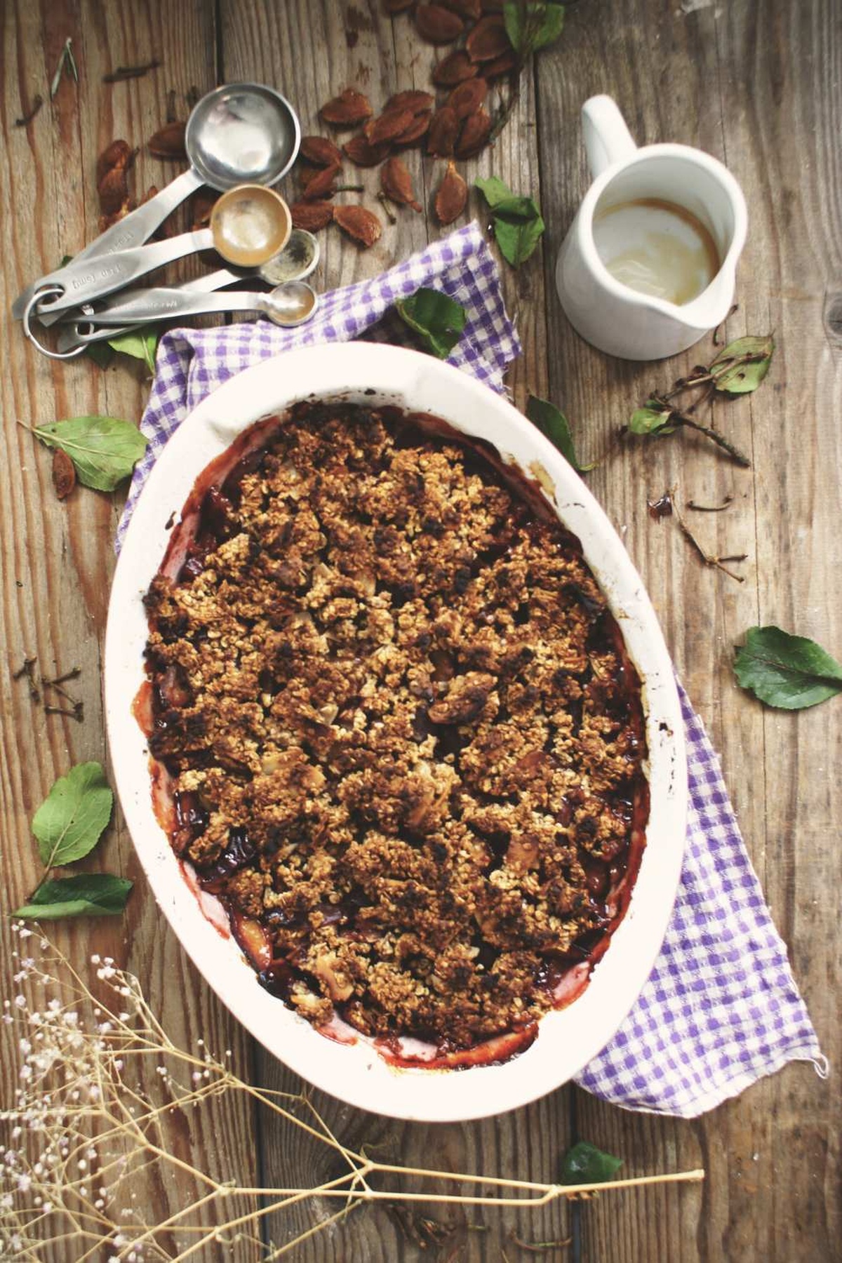 Rustic Plum Crisp Recipe
