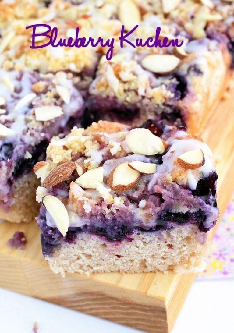 Delectable Blueberry Kuchen Recipe