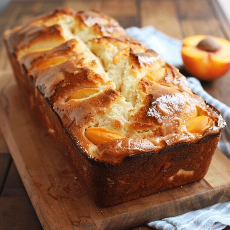 Creamy Peaches Cream Cheese Loaf Recipe