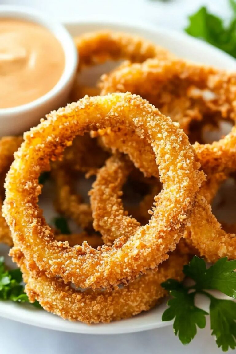 Crispy Keto Onion Rings Recipe