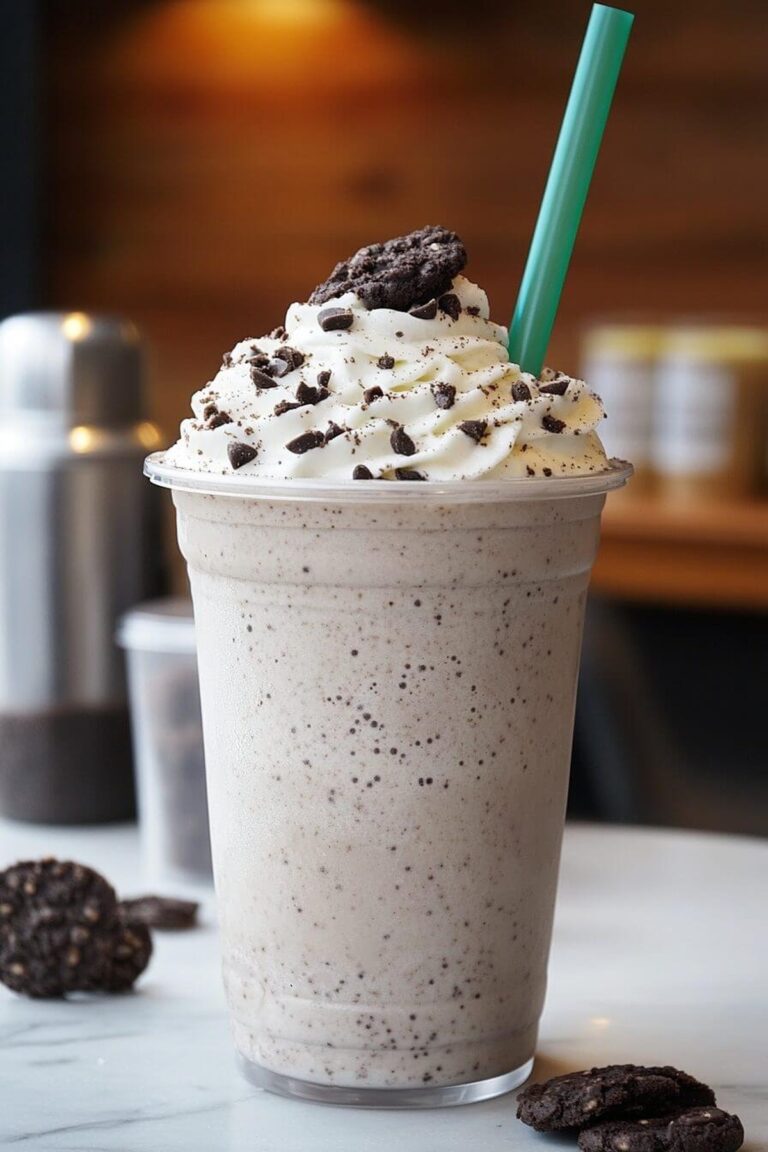Creamy Cookies And Cream Frappuccino Recipe