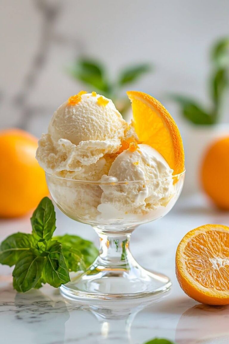 Creamy Orange Sherbet Recipe