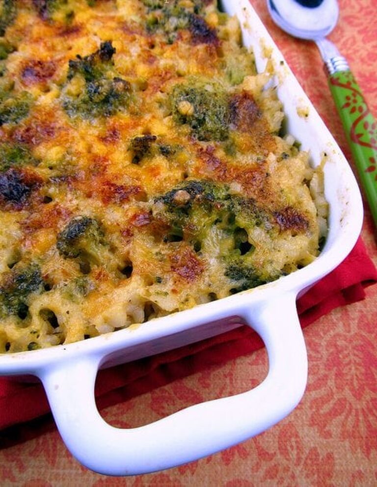 Creamy Broccoli Cheese Rice Recipe