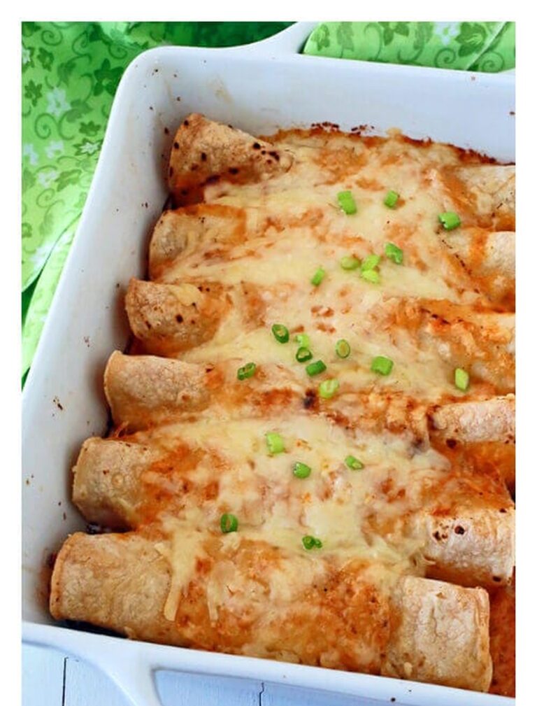 Creamy Buffalo Chicken Enchiladas Recipe