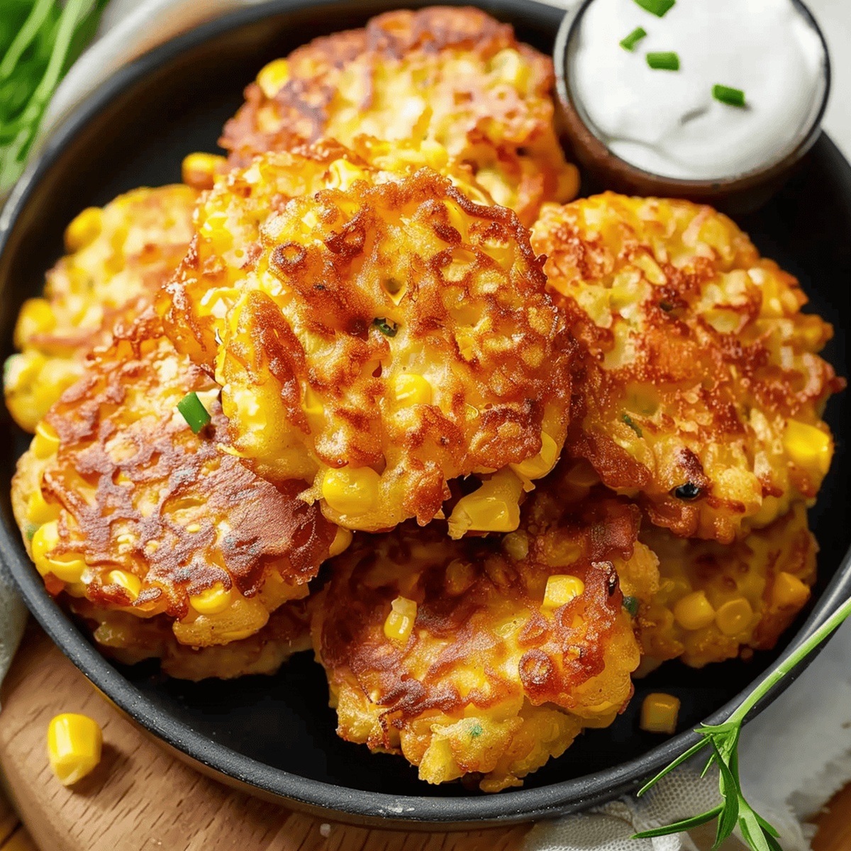 Irresistible Corn Fritters Recipe