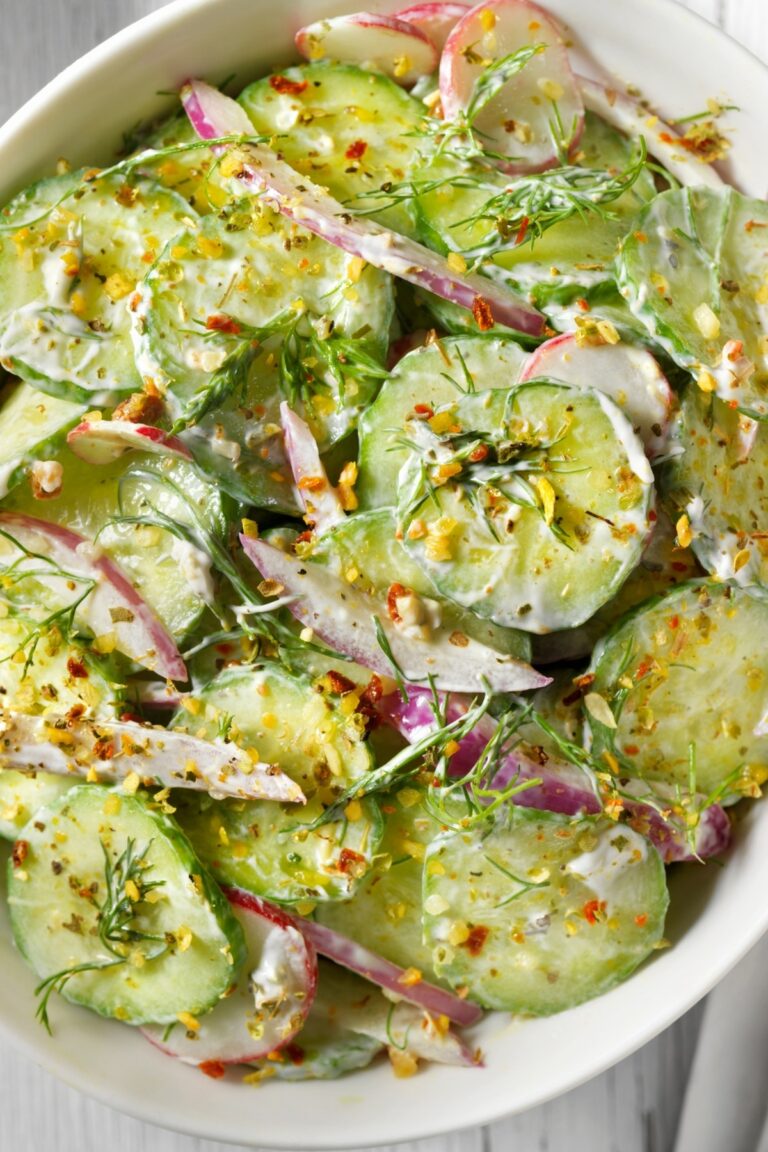Ina Garten Creamy Cucumber Salad Recipe