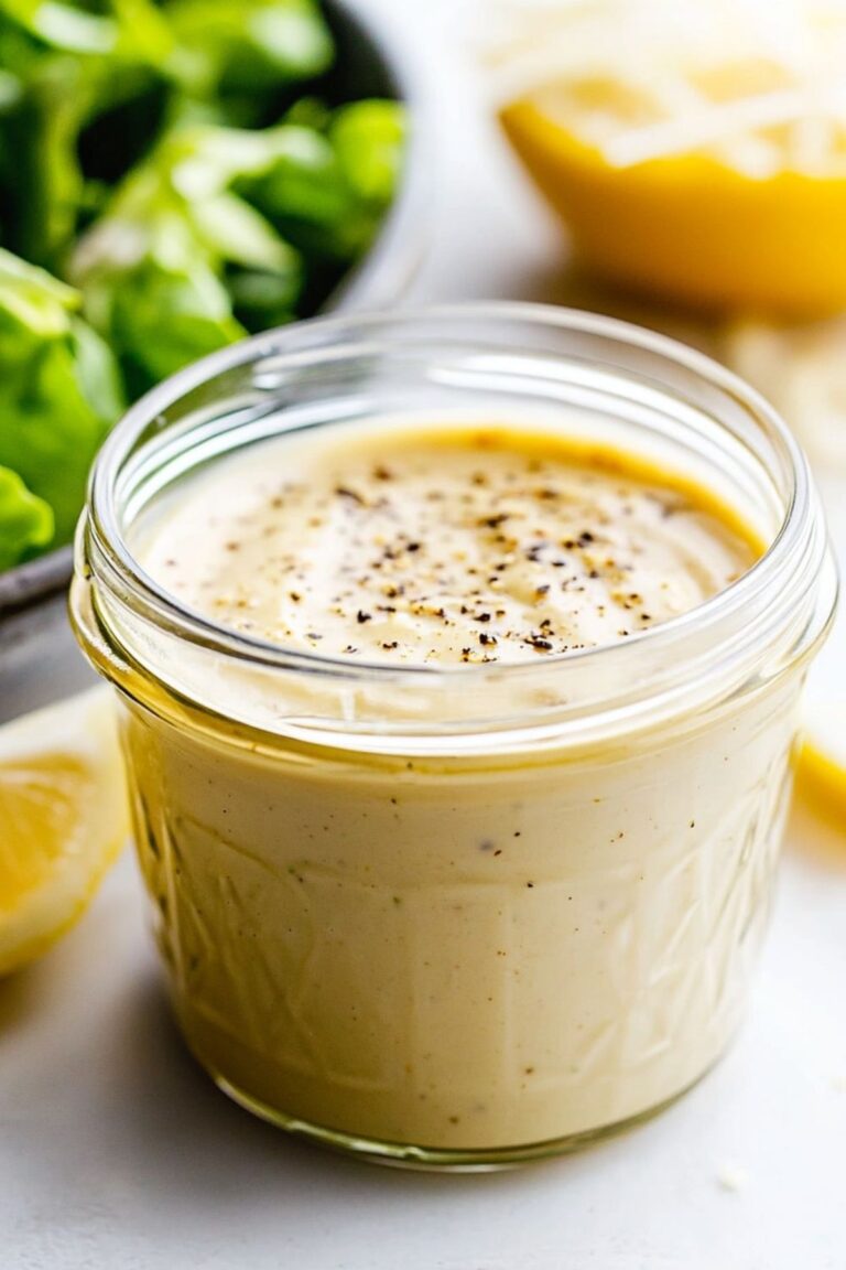 Tangy Low Carb Keto Caesar Dressing Recipe