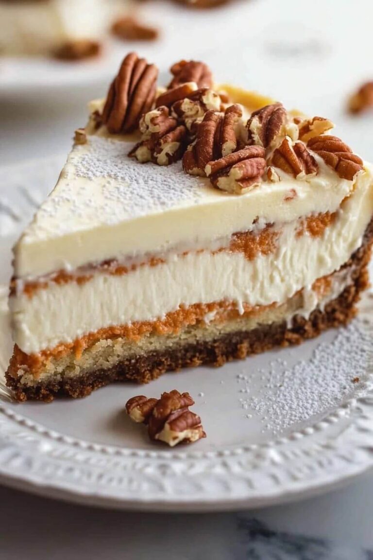 Creamy Carrot Cake Cheesecake Recipe