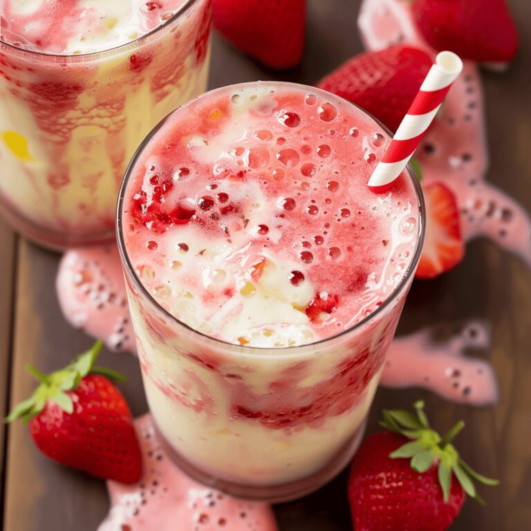 Creamy Strawberry Colada Smoothie Recipe
