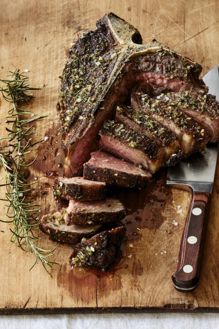Ina Garten Grilled Porterhouse Steak With Rosemary & Fennel Recipe