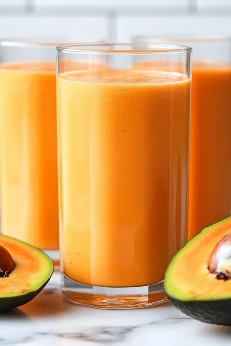 Tropical Low Carb Keto Papaya Smoothie Recipe