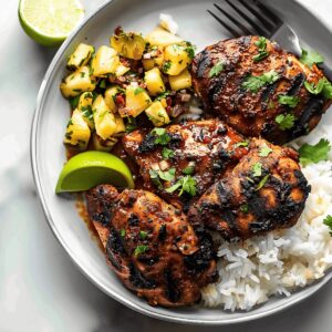Zesty Caribbean Jerk Chicken with Pineapple Salsa Recipe