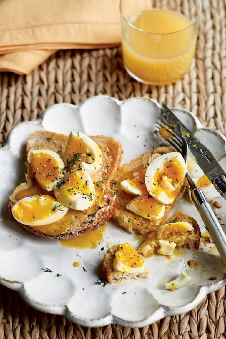 Ina Garten Smashed Eggs On Toast Recipe