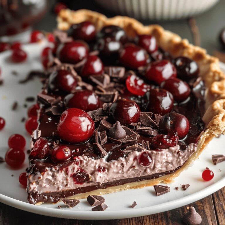 Decadent Chocolate Cherry Delight Pie Recipe