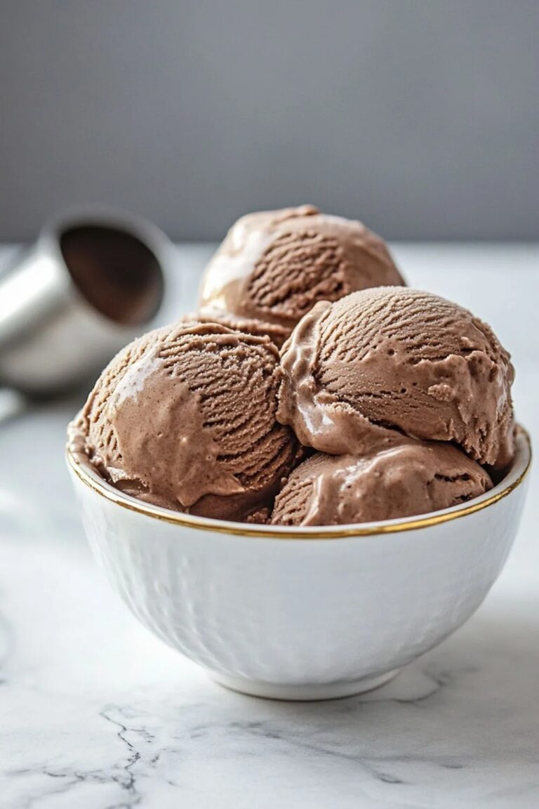 Dreamy Low Carb Keto Chocolate Ice Cream Recipe