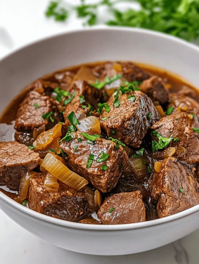 Hearty Slow Cooker Steak Soup Recipe