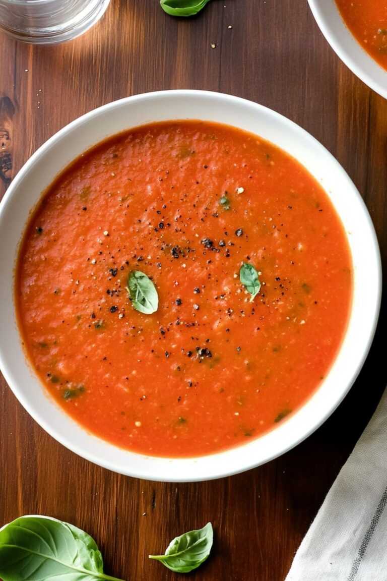 Barefoot Contessa Roasted Tomato Basil Soup Recipe