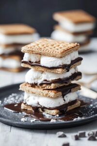 Decadent Smores Ice Cream Sandwiches Recipe