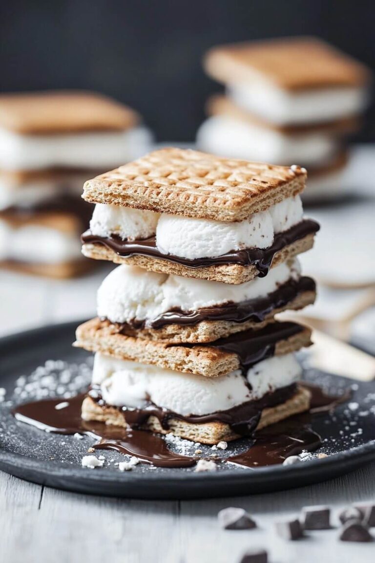 Decadent Smores Ice Cream Sandwiches Recipe