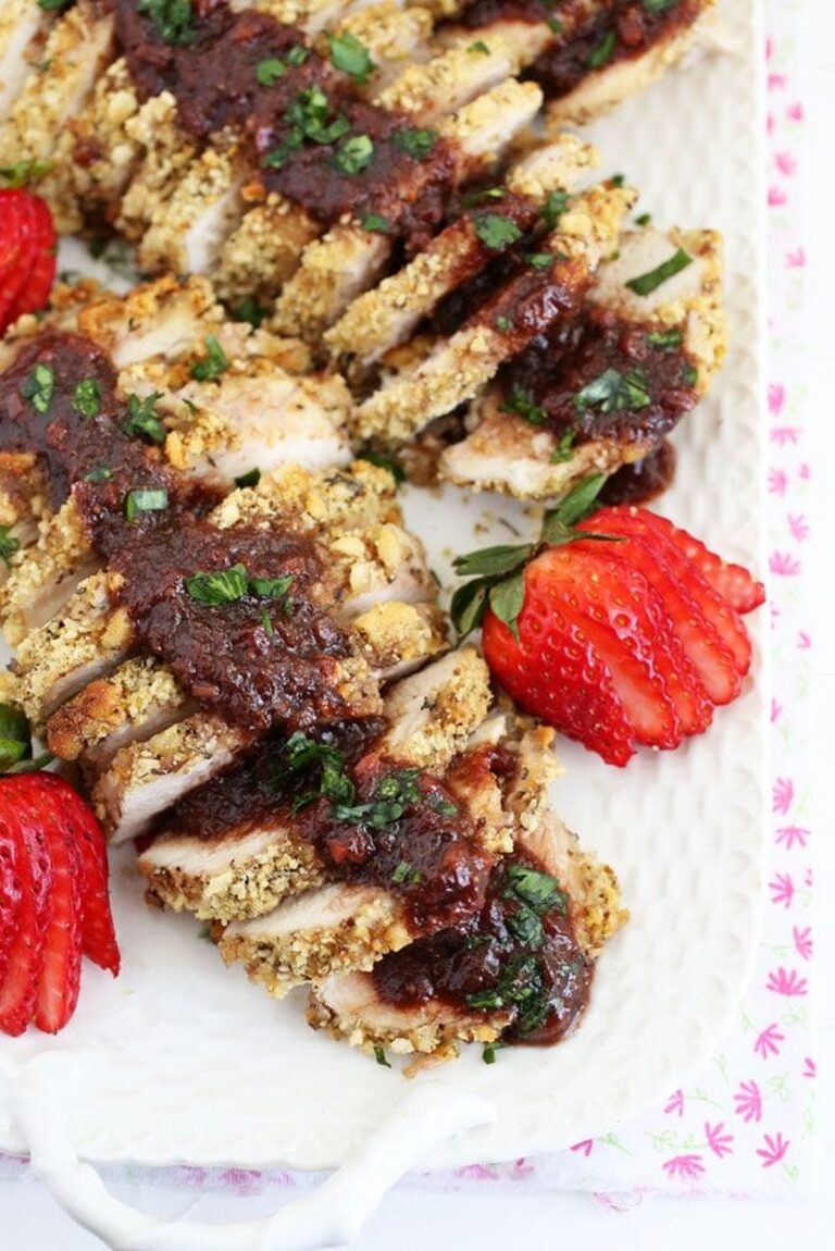 Succulent Strawberry Balsamic Walnut Chicken Recipe