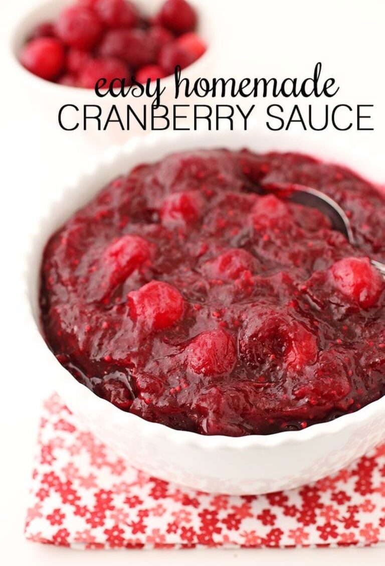 Delightful Cranberry Sauce Recipe