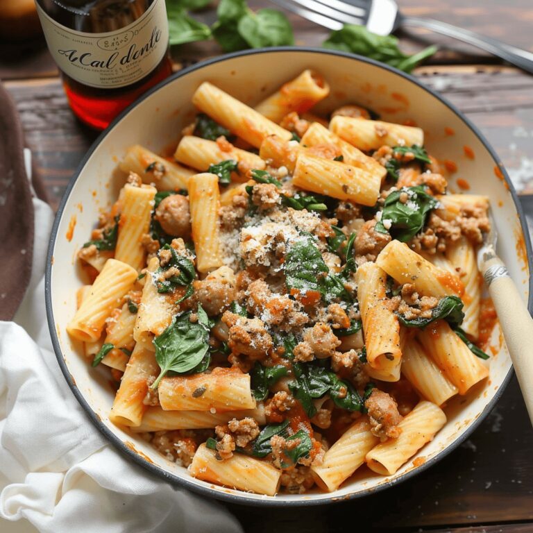 Hearty Sausage Rigatoni Recipe