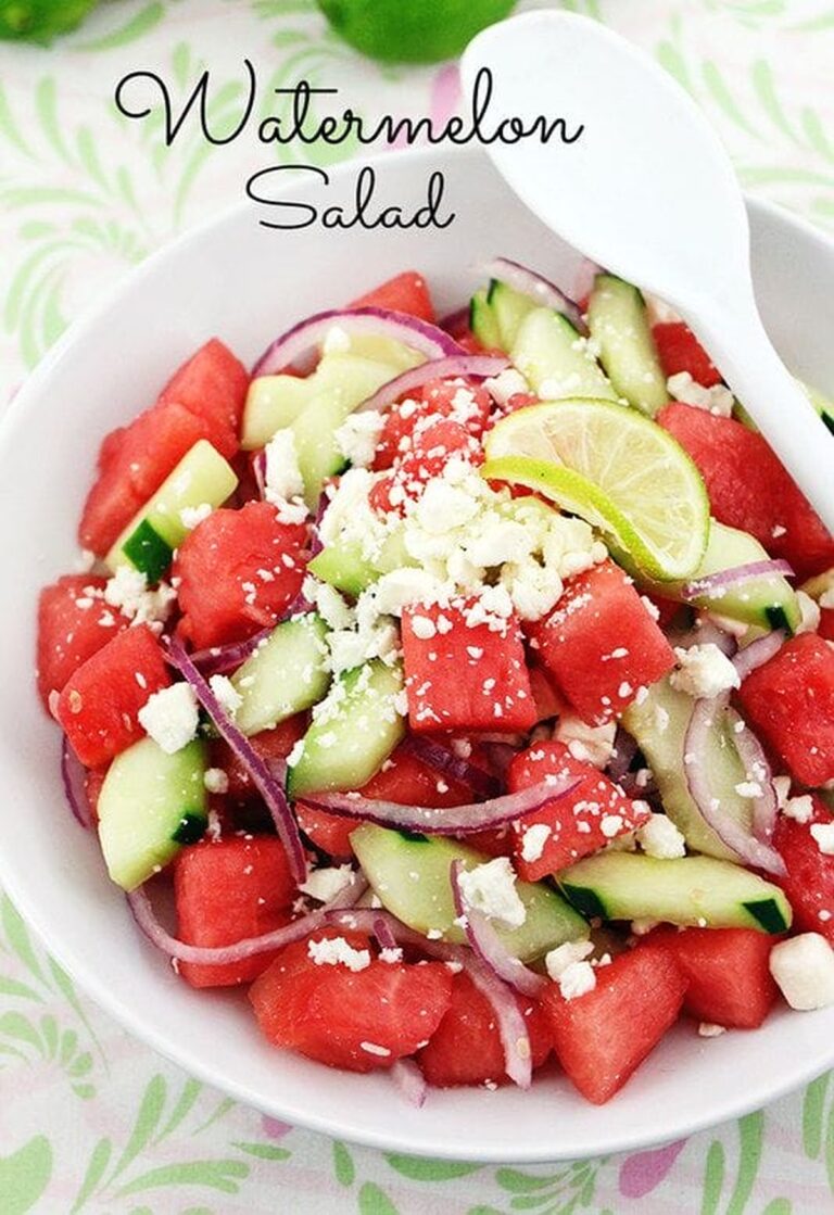 Refreshing Watermelon Salad for Summer Days Recipe
