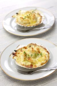 Elegant Scallop Gratin Recipe