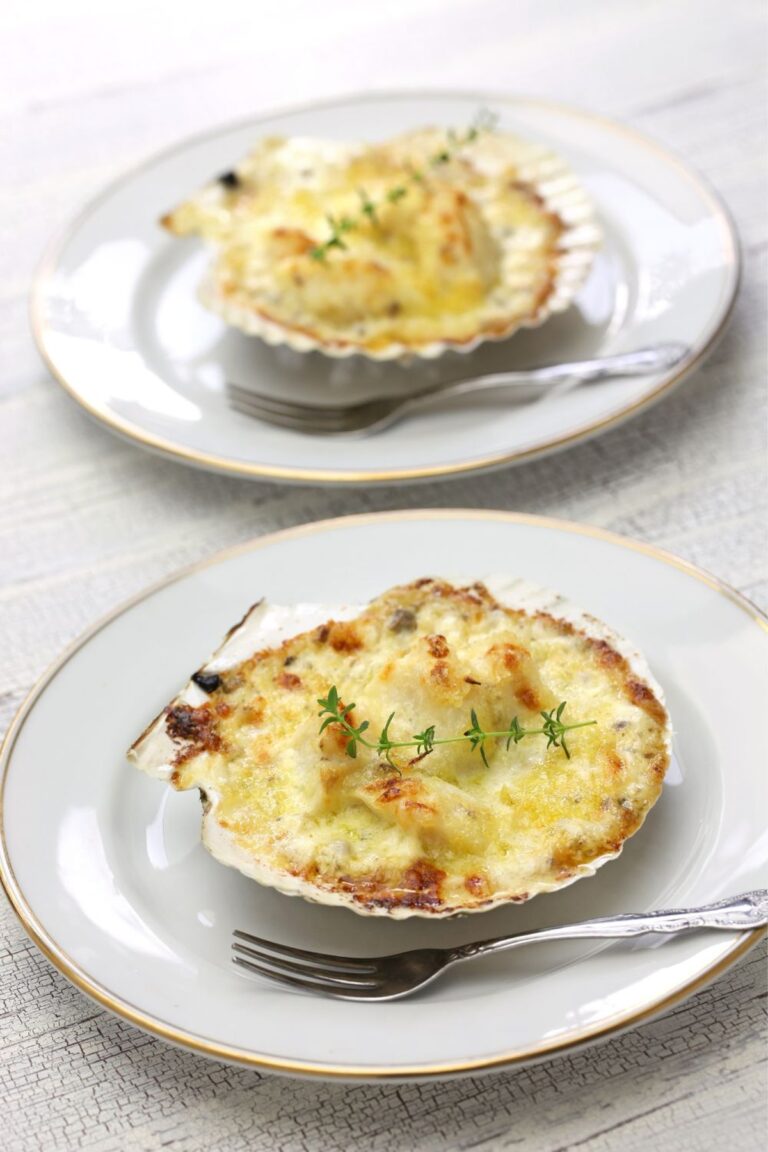Elegant Scallop Gratin Recipe