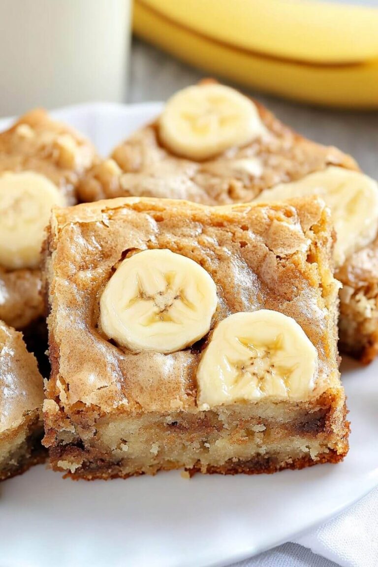 Decadent Banana Bread Brownies Recipe