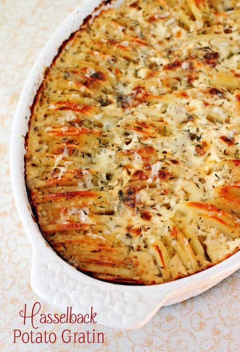 Creamy Hasselback Potato Gratin Recipe