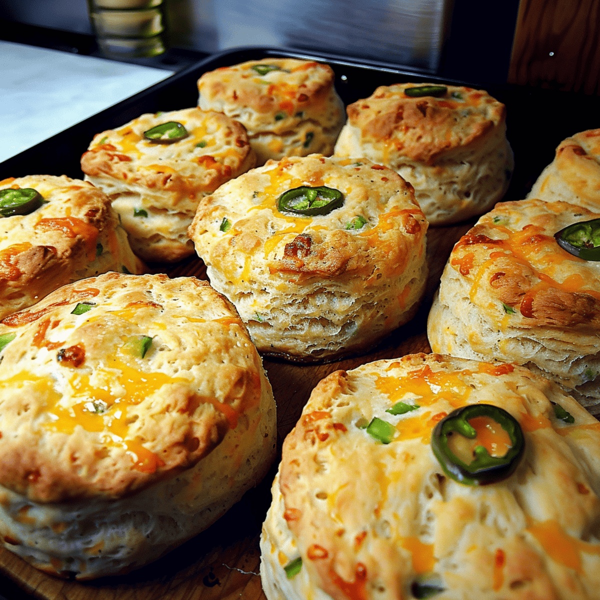Spicy Jalapeno Cheddar Biscuits Recipe