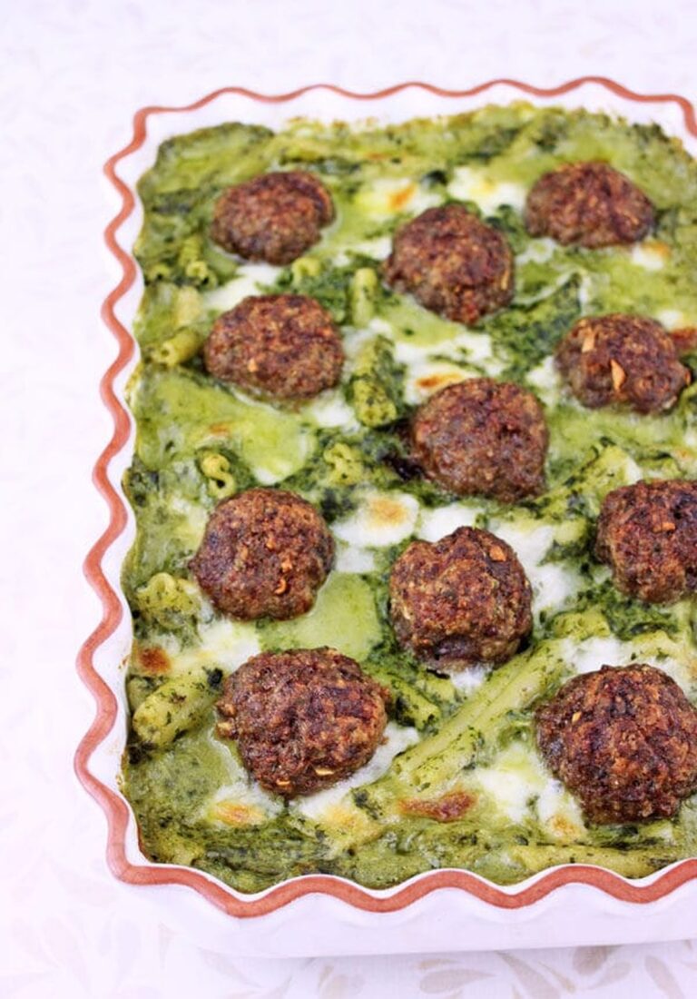 Creamy Baked Meatballs Recipe