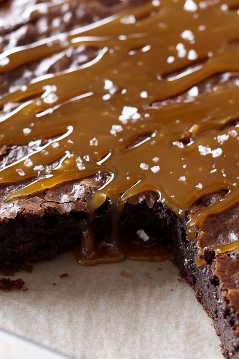 Barefoot Contessa Salted Caramel Brownies Recipe
