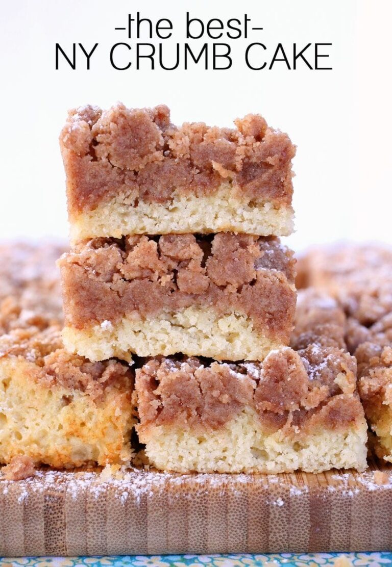 Irresistible New York Crumb Cake Recipe
