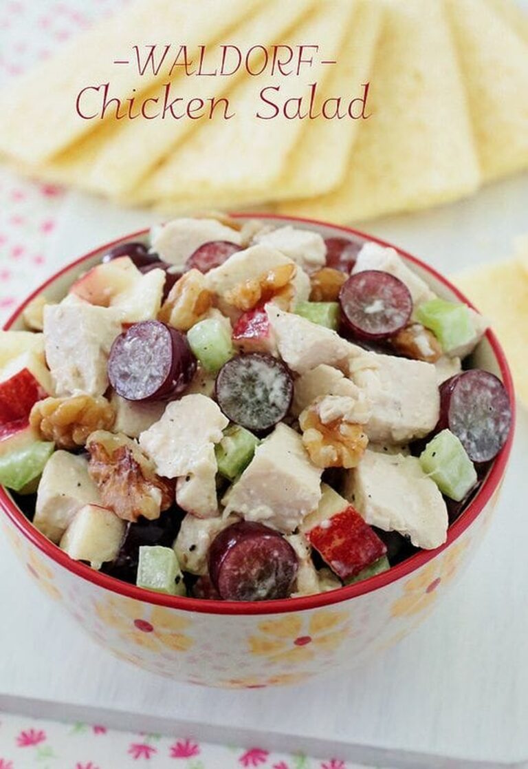 Creamy Waldorf Chicken Salad Recipe