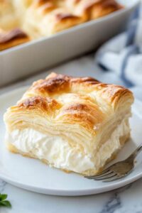 Heavenly Cheesecake Buttery Crescent Rolls Comforting Casserole Recipe