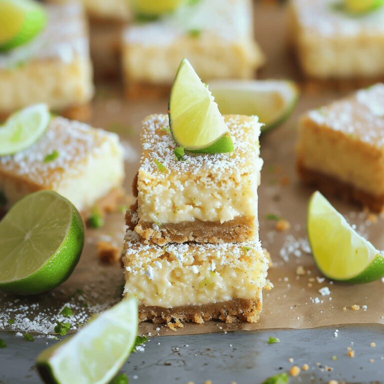 Creamy Key Lime Pie Bars Recipe