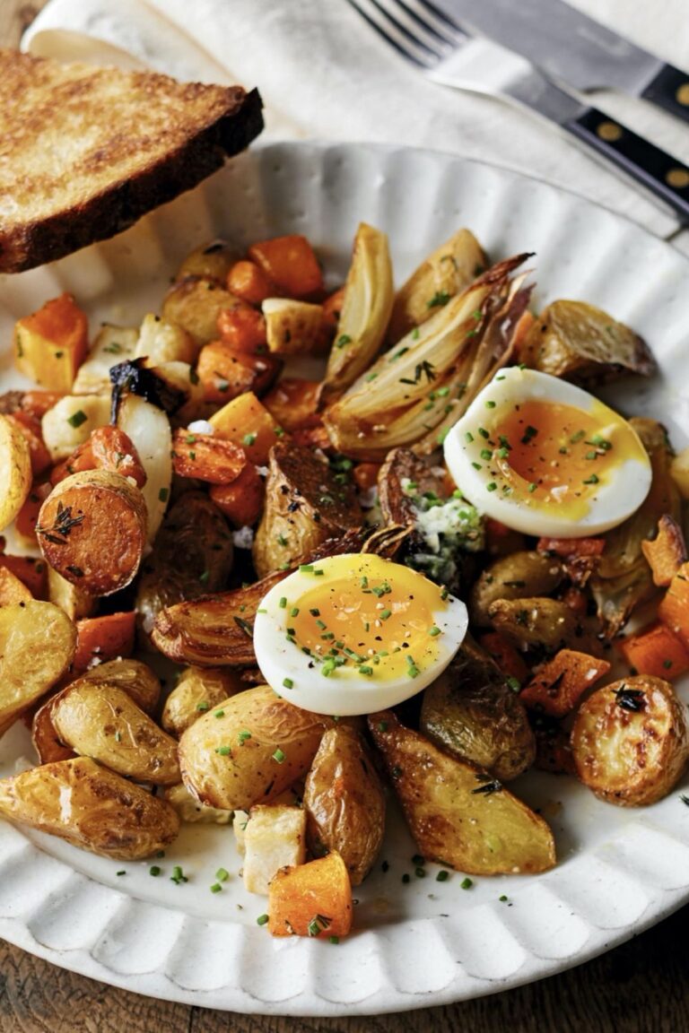 Ina Garten Roasted Vegetables With Jammy Eggs Recipe