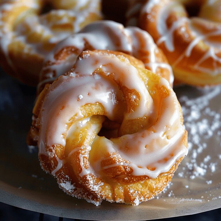 Crispy Lemon French Crullers Recipe
